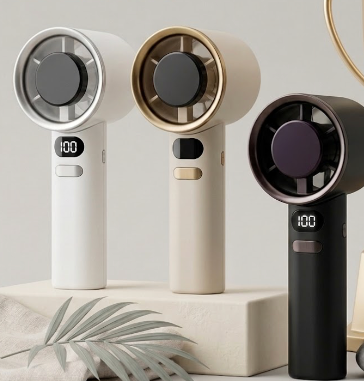 portable handheld cooling fan