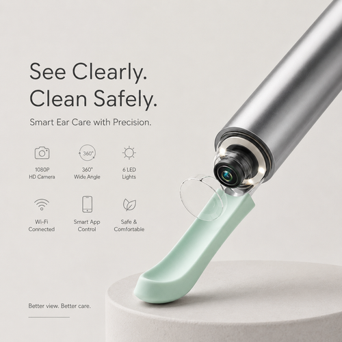 Smart Visual Ear Otoscope