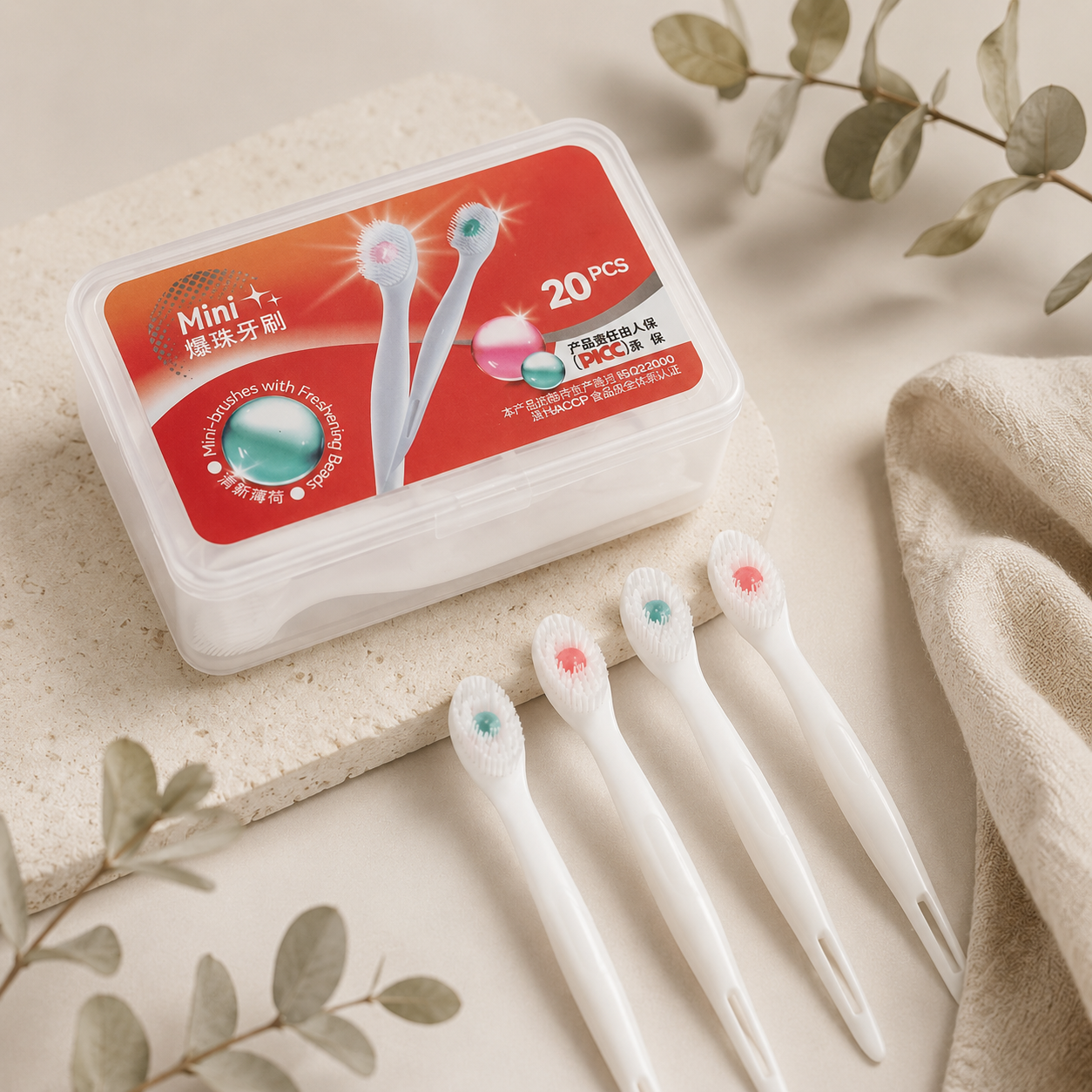 Disposable Portable Travel Toothbrushes